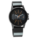 Fastrack, Women's  Watch Analog, Black Dial Black Silicone Strap , 68012PP15